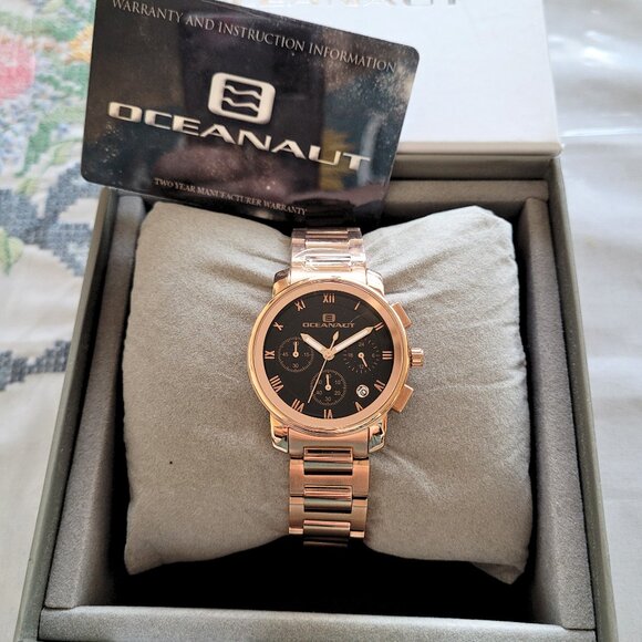 Oceanaut Women's OC0633 Casual Riviera Rose Gold Watch - Picture 6 of 7